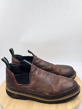 Georgia Giant Romeo Slip-On Work Boots - GR262 Mens sz 11W